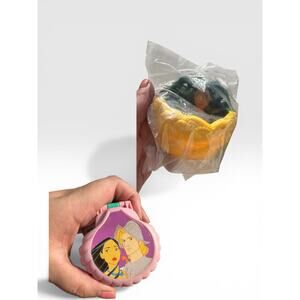 1995 Burger King Pocahontas Toys Lot Disney Shell Playset + Sealed Toy